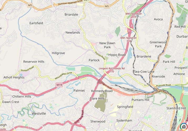 Map location of Parlock